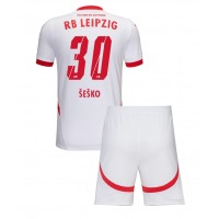 Echipament fotbal RB Leipzig Benjamin Sesko #30 Tricou Acasa 2024-25 pentru copii maneca scurta (+ Pantaloni scurti)